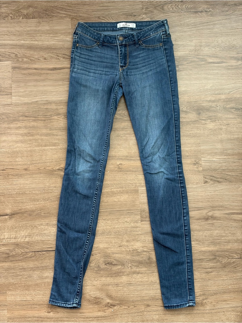 Hollister High Rise Super Skinny Stretch Jeans Size 0 Long